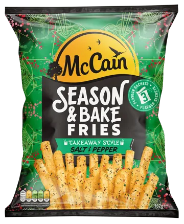 Season and Bake Fries Salt & Pepper