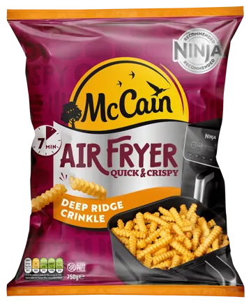 Air Fryer Deep Ridge Crinkle Cut Chips