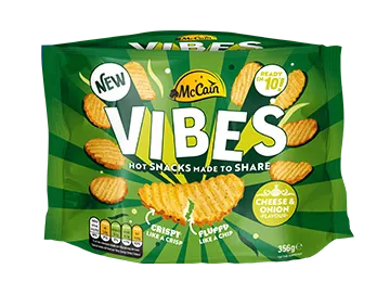 Vibes Cheese & Onion Hot Potato Snack