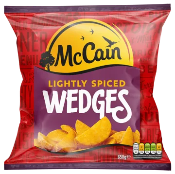 Lightly Spiced Potato Wedges