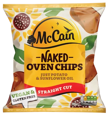 Naked Oven Chips Straight Cut