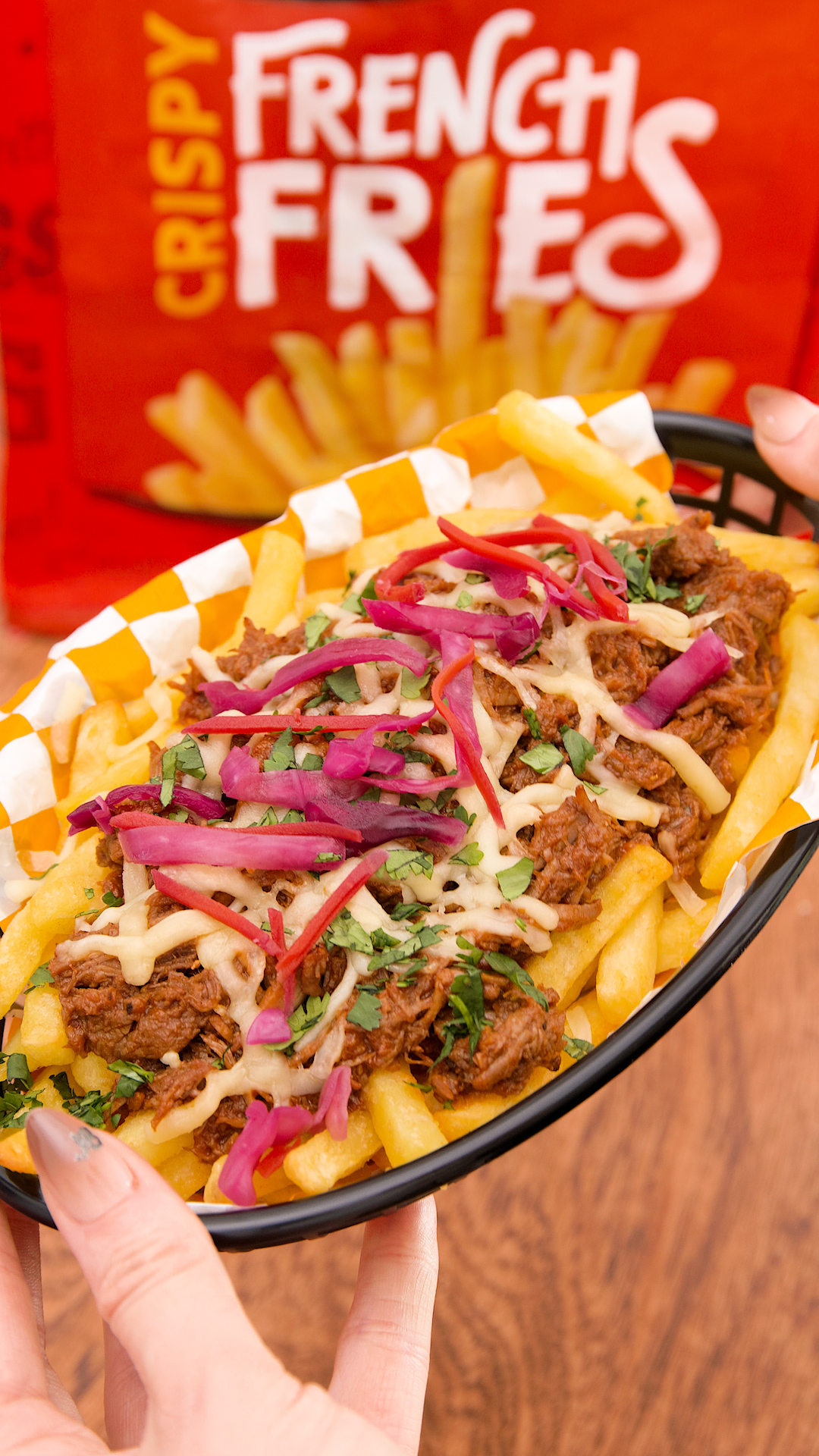 Sticky Dr Pepper BBQ Beef Loaded Chips